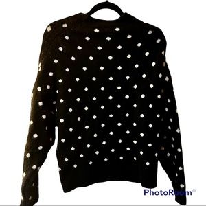 Women’s H&M Polkadot Sweater. Size Small